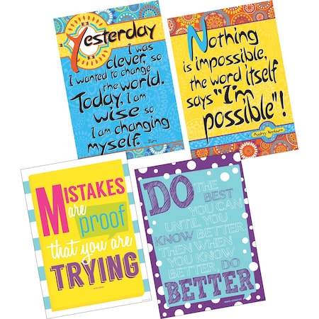 Barker Creek I'm Possible Poster Set, 4/Set 3605